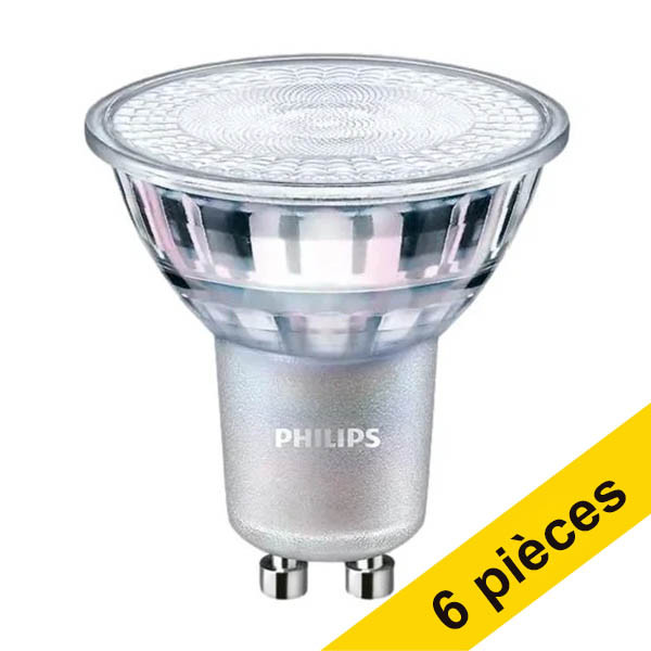 Offre : 6x Philips GU10 spot LED | 6500K | 4,6W (50W) LPH03443 - 1