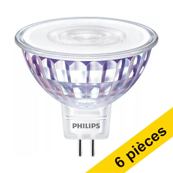 Offre : 6x Philips GU5.3 spot LED | 2700K | dimmable | 7W (50W) LPH00811 - 1