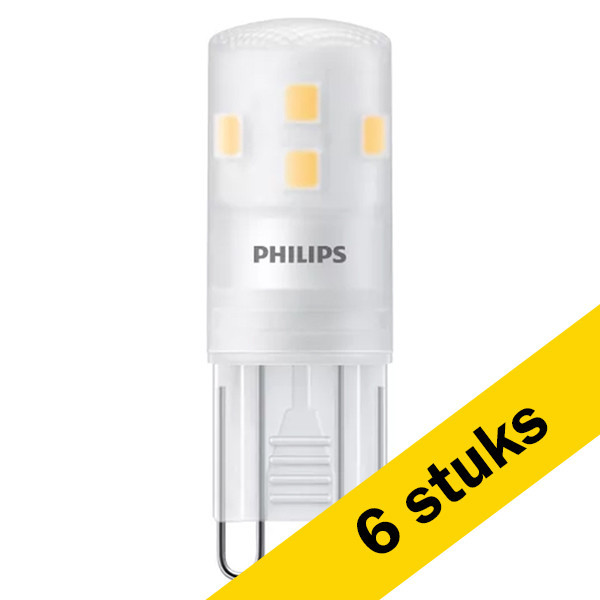 Offre : 6x Philips capsule LED G9 | SMD | Mat | 3000K | 1,9W (25W) LPH03837 - 1