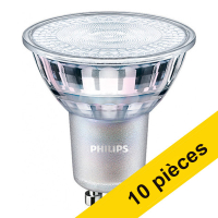 Offre : 10x Philips spot LED GU10 MasterLED DimTone verre dimmable 4,9W (50W)