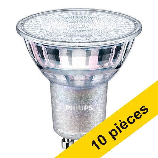 Offre : 10x Philips spot LED GU10 MasterLED verre dimmable 4,8W (50W) LPH02926 - 1