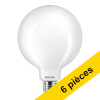 Offre : 6x Philips E27 ampoule LED globe G120 mat 7W (60 W) LPH01365 - 1