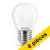 Offre : 6x Philips E27 ampoule LED sphérique mate 2,2W (25W) - blanc chaud LPH02353 - 1