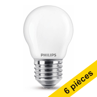 Offre : 6x Philips E27 ampoule LED sphérique mate 2,2W (25W) LPH02361