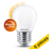 Offre : 6x Philips E27 ampoule LED sphérique mate WarmGlow 2200-2700K 3,4W (40W) LPH02587 - 1