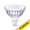 Offre : 6x Philips GU5.3 spot LED WarmGlow verre dimmable 5W (35W) LPH00866 - 1