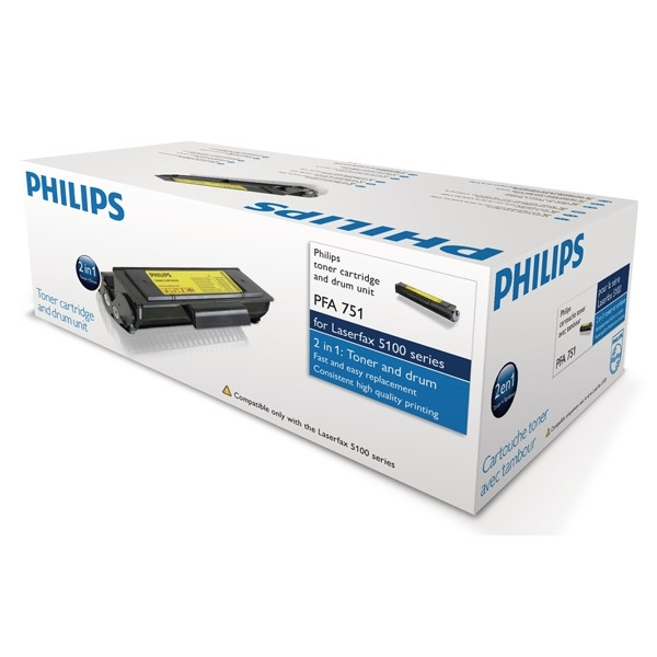 Philips PFA-751 toner/tambour noir (d'origine) PFA751 032892 - 1