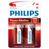 Philips Power Alcaline LR14 baby C pile 2 pièces LR14P2B/10 098304