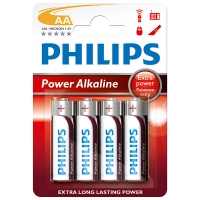 Philips Power Alcaline LR6 Mignon AA pile 4 pièces LR6P4B/10 098300