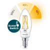 Philips SceneSwitch E14 lampe LED à filament bougie 5W (40W)