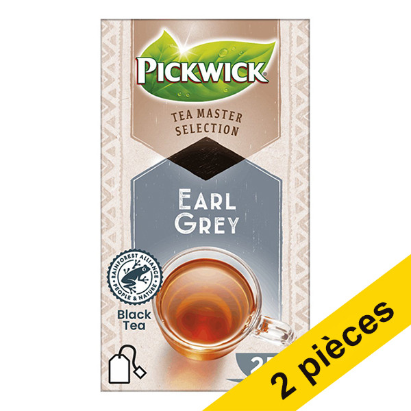 Pickwick Offre : 2x Pickwick Master Selection Earl Grey thé (4 x 25 pièces)  404303 - 1