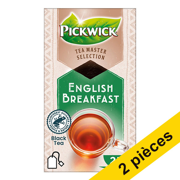 Pickwick Offre : 2x Pickwick Master Selection English Breakfast thé (4 x 25 pièces)  404302 - 1