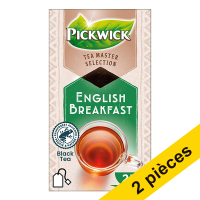 Offre : 2x Pickwick Master Selection English Breakfast thé (4 x 25 pièces)