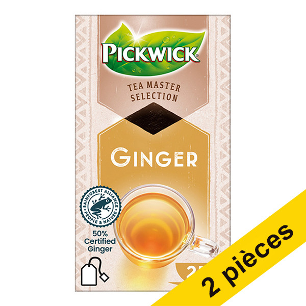 Pickwick Offre : 2x Pickwick Master Selection Ginger thé (4 x 25 pièces)  404308 - 1