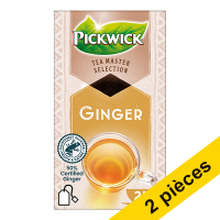 Offre : 2x Pickwick Master Selection Ginger thé (4 x 25 pièces)
