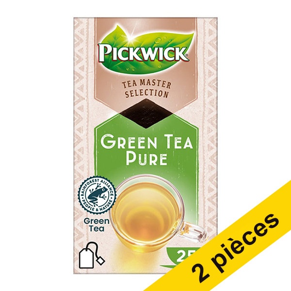 Pickwick Offre : 2x Pickwick Master Selection Green Pure thé (4 x 25 pièces)  404304 - 1