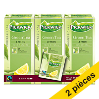 Offre : 2x Pickwick Professional Green Tea Lemon (3 x 25 pièces)