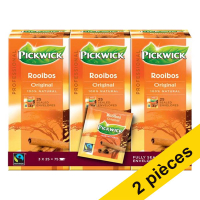 Offre : 2x Pickwick Professional thé rooibos original (3 x 25 pièces)