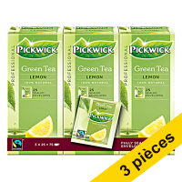 Offre : 3x Pickwick Professional Green Tea Lemon (3 x 25 pièces)