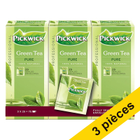 Offre : 3x Pickwick Professional Green Tea Pure (3 x 25 pièces)