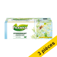 Offre : 3x Pickwick Professional Starmint thé menthe avec emballage individuel (100 pièces)
