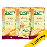 Offre : 3x Pickwick Professional thé à l'orange (3 x 25 pièces)