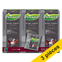 Offre : 3x Pickwick Professional thé Earl Grey (3 x 25 pièces)