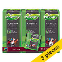 Offre : 3x Pickwick Professional thé anglais (3 x 25 pièces)