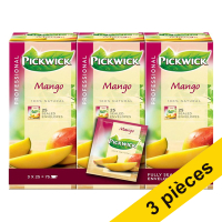 Offre : 3x Pickwick Professional thé mangue (3 x 25 pièces)