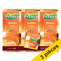 Offre : 3x Pickwick Professional thé rooibos miel (3 x 25 pièces)