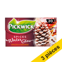 Offre : 3x Pickwick Winterglow thé avec emballage individuel (100 pièces)