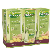 Pickwick Professional Tea Ginger & Lemongrass (3 x 25 pièces)  421030