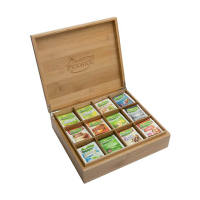 Pickwick Professional coffret bambou à thé avec 12 compartiments (12 saveurs) 423574