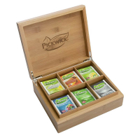 Pickwick Professional coffret bambou à thé avec 6 compartiments (6 saveurs) 423575