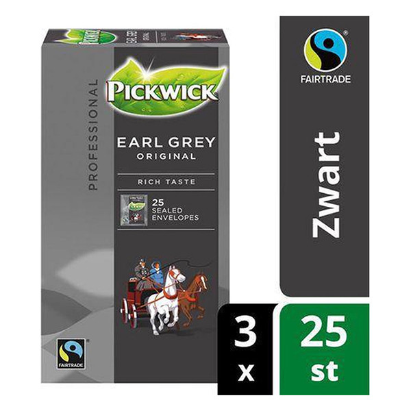Pickwick Professional thé Earl Grey (3 x 25 pièces)  421007 - 2