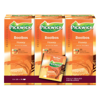 Pickwick Professional thé rooibos miel (3 x 25 pièces)  421013