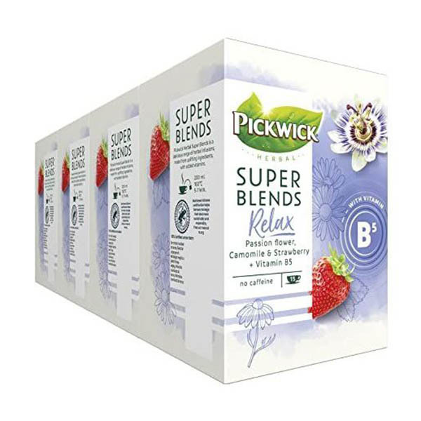 Pickwick Super Blends Relax (4 x 15 pièces) 423618 - 1