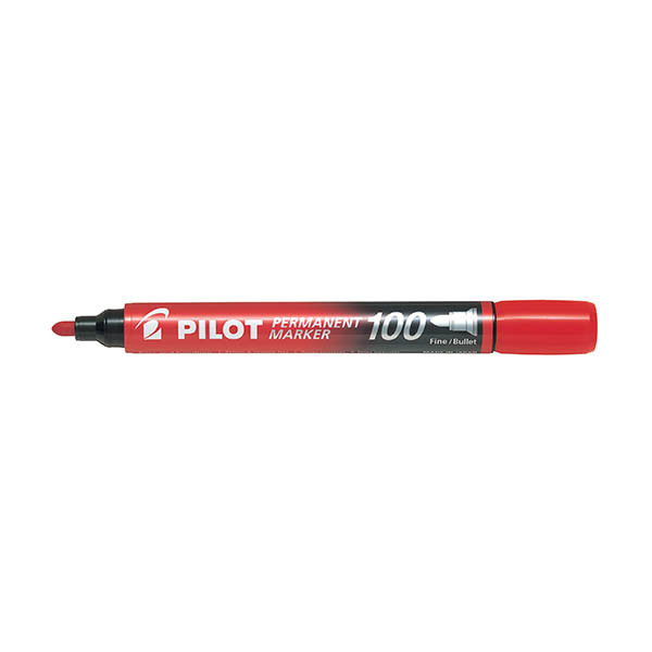 Pilot 100 marqueur permanent - rouge 279940 - 1
