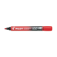 Pilot 100 marqueur permanent - rouge 279940