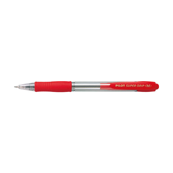 Bolígrafo Pilot Supergrip Rojo | Retráctil | 0.4mm **SP ONLY** 405511 - 1