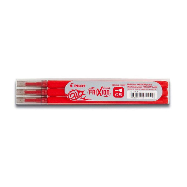 Pilot Frixion recharge de stylo à bille (3 pièces) - rouge Pilot