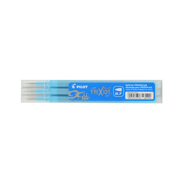 Pilot Frixion recharge de stylo à bille (3 pièces) - bleu clair 5356100 405018 - 1