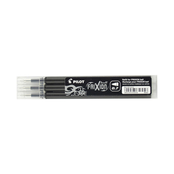 Pilot Frixion recharge de stylo à bille (3 pièces) - noir 5356056 405014 - 1