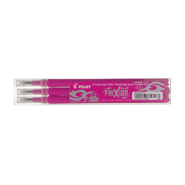 Pilot Frixion recharge de stylo à bille (3 pièces) - rose 5358142 405016 - 1