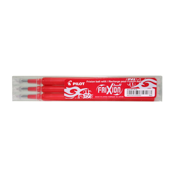 Pilot Frixion recharge de stylo à bille (3 pièces) - rouge 5356063 405017 - 1