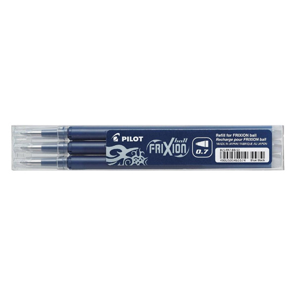 Pilot Frixion recharge pour stylo à bille (3 pièces) - bleu-noir 465574 506256 405526 - 1