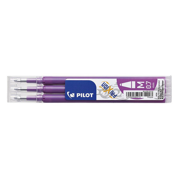 Pilot Frixion recharge stylo à bille (3 pièces) - mauve 5584213 405504 - 1