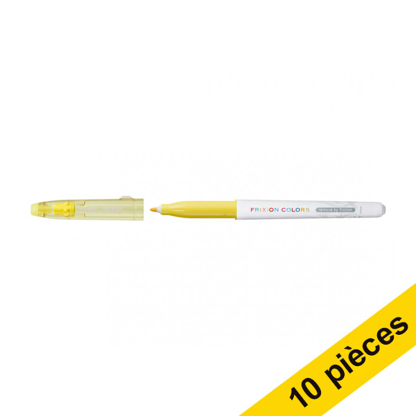 Offre : 10x Pilot Frixion Color stylo-feutre (0,4 mm ogive) - jaune 405533 - 1