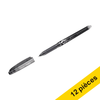 Pilot Offre : 12x Pilot Frixion Point stylo roller - noir  240093