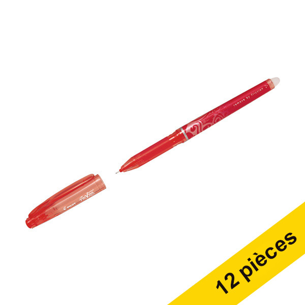 Pilot Offre : 12x Pilot Frixion Point stylo roller - rouge  240089 - 1